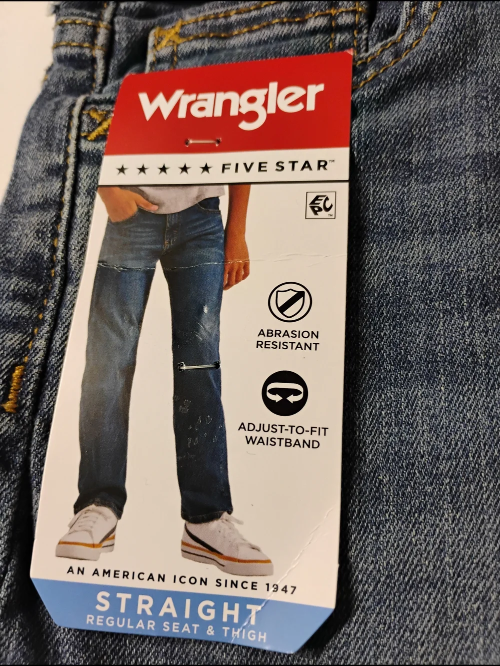Wrangler Five Star Boys Blue Jeans - Straight & Bootcut Price Is For BOTH Pairs